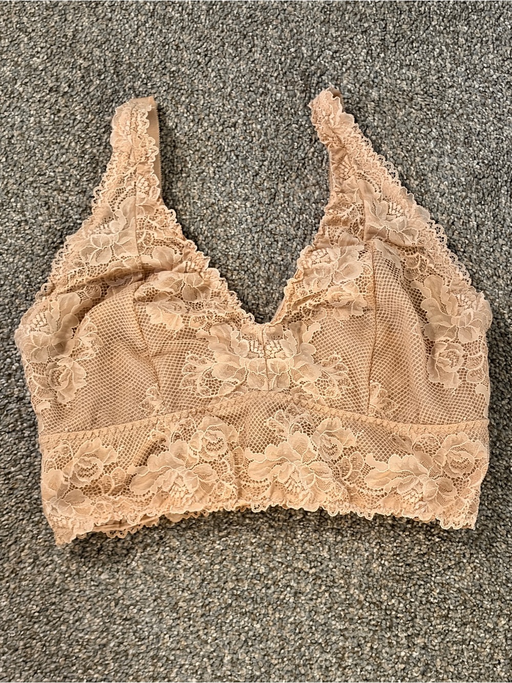 SAVAGE  X FENTY
Lace Bralette in Nude Pink - Women Intimates